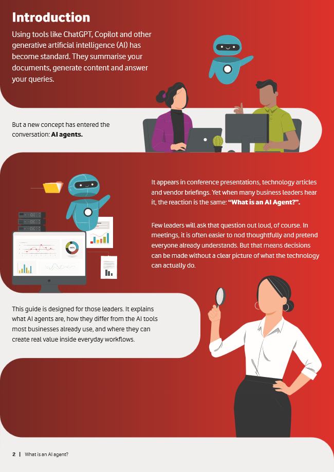 What is an AI agent? ebook: page 2.