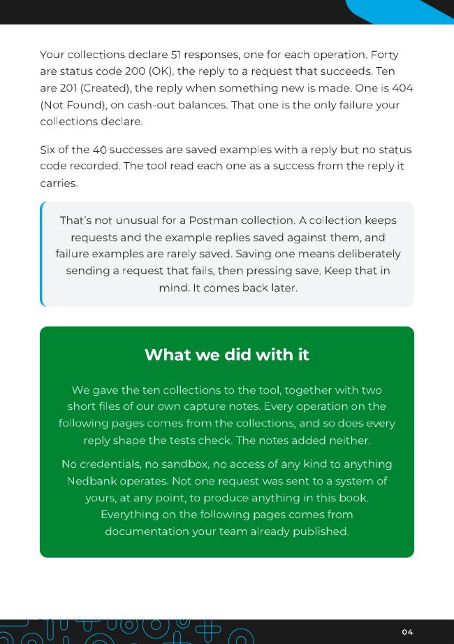 Nedbank API databook: page 4.